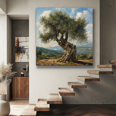 Olive Tree Oil Painting